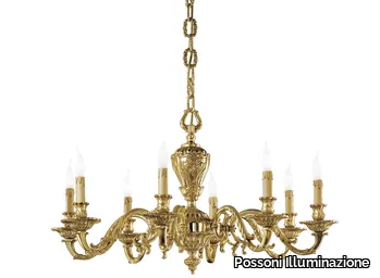 BRAD 1167/8 - French Gold chandelier _ Possoni Illuminazione