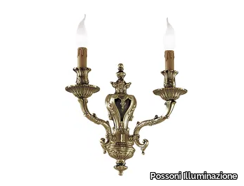 BRAD 1167/A2 - Antique Brass wall light _ Possoni Illuminazione