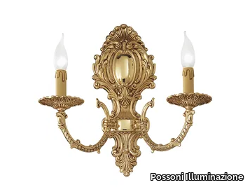 ERMES 099/A2 - French Gold wall light _ Possoni Illuminazione