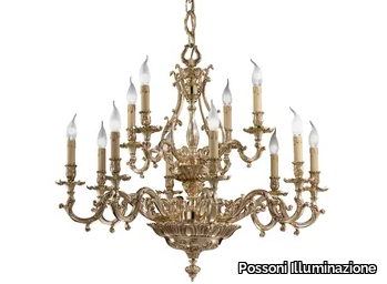 VERSAILLES 093/8+4 - French Gold chandelier _ Possoni Illuminazione