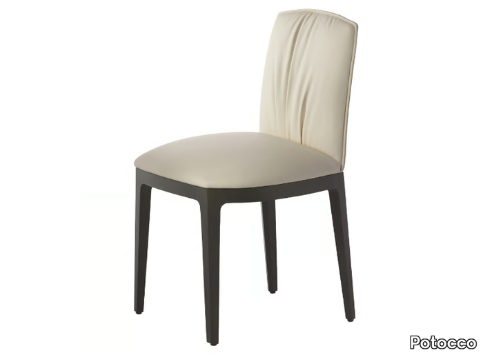 BLOSSOM 840 - Upholstered leather chair _ Potocco