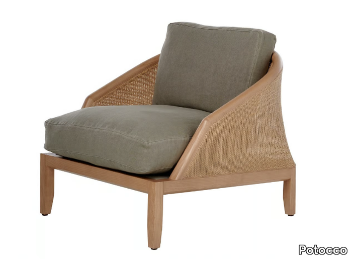 GRACE 834/PB - Armchair with armrests _ Potocco