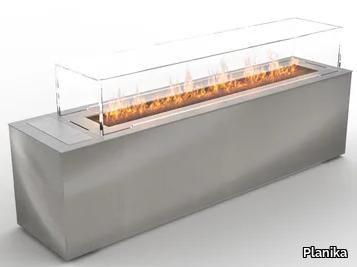 CABO - Bioethanol outdoor freestanding composite material fireplace _ Planika