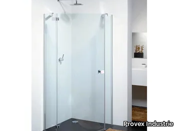 E-LITE ES - Corner glass shower cabin _ Provex Industrie