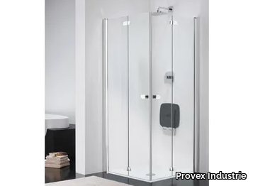 COMBI FREE CE - Corner glass shower cabin _ Provex Industrie