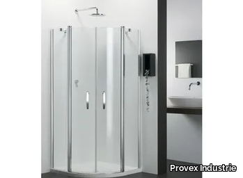 VARIO QV - Semicircular glass shower cabin _ Provex Industrie