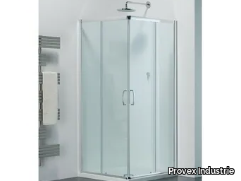 ARCO AE - Glass shower cabin with sliding door _ Provex Industrie