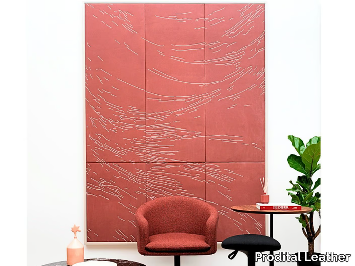 FLUXUS - Leather Decorative panel _ Prodital Leather