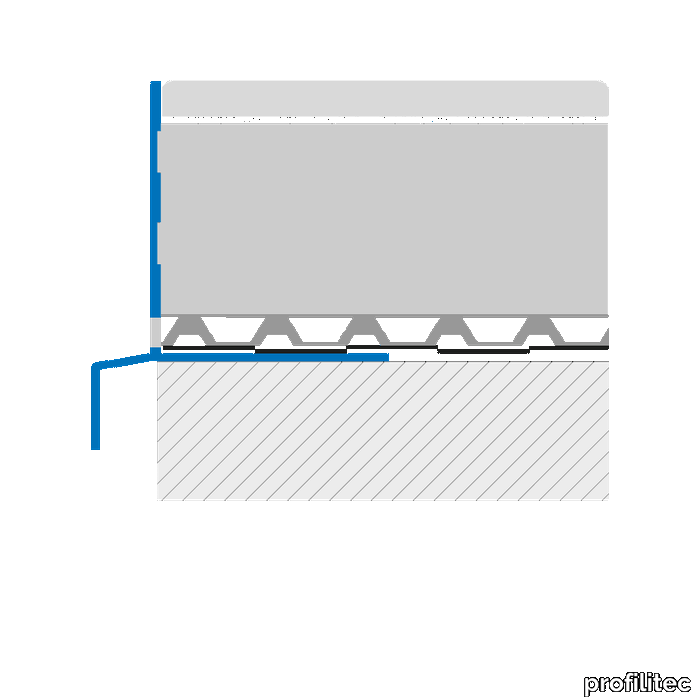 BORDERTEC BD perimeter draining profile for balconies