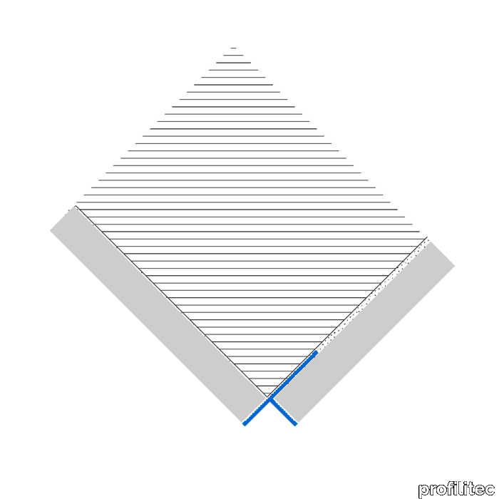 PLANO PS aluminium profile for gypsumboard