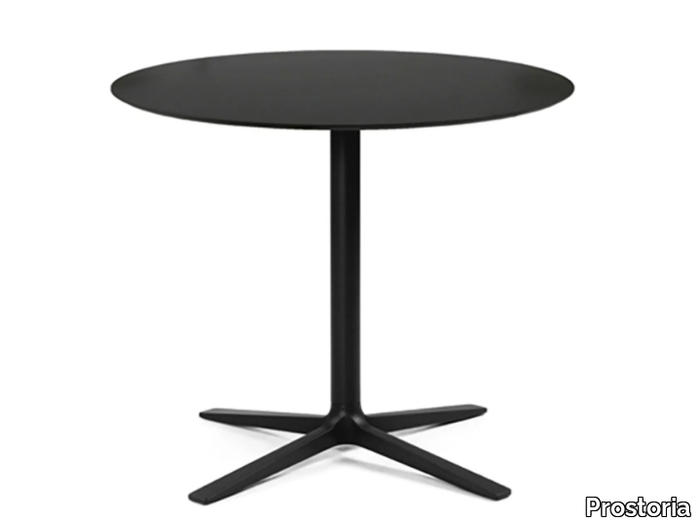 TRIFIDAE - Round garden table with 4-star base _ Prostoria