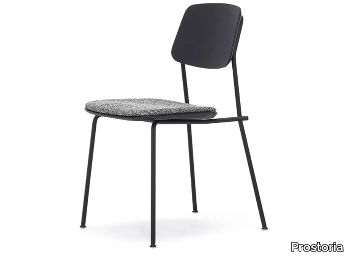 UNSTRAIN - Chair open back with integrated cushion _ Prostoria