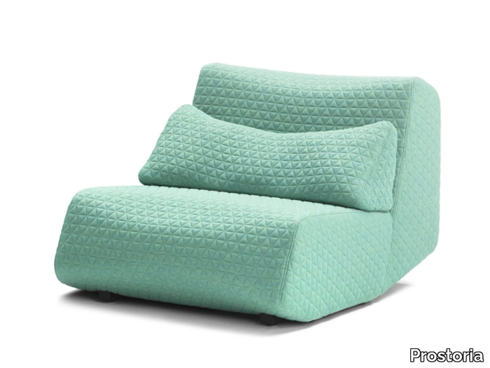 ABSENT - Modular fabric armchair _ Prostoria