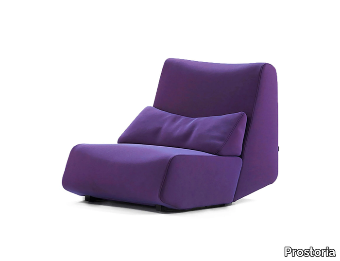 ABSENT - Fabric armchair high-back _ Prostoria