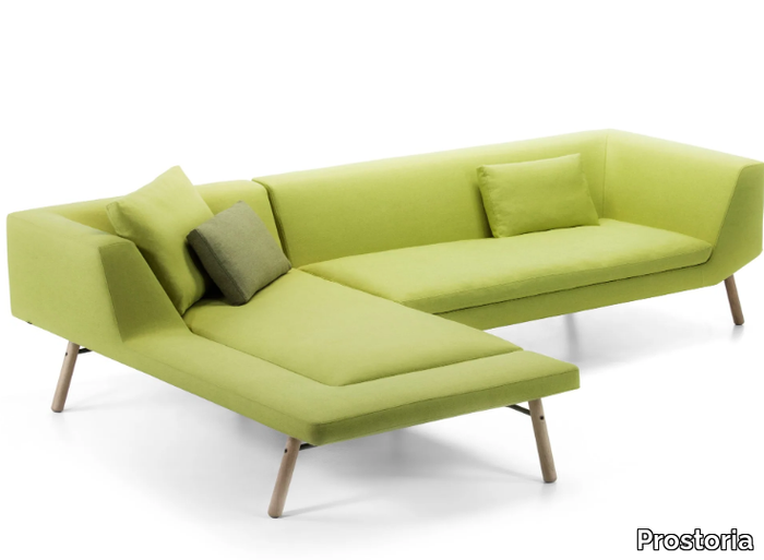 COMBINE - Modular sofa with chaise longue _ Prostoria