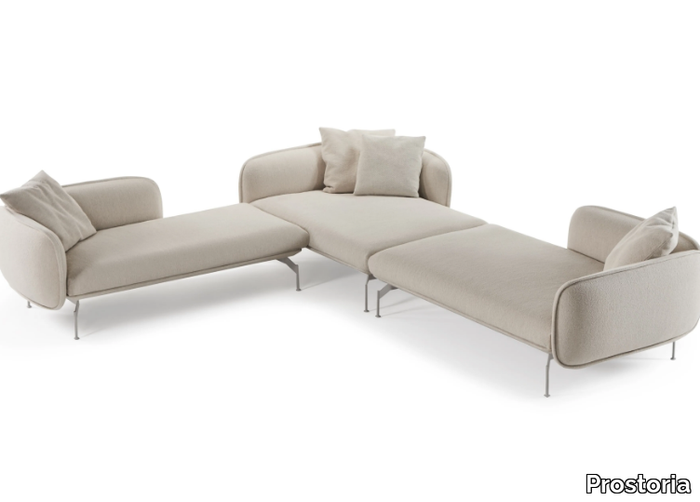 ECHO - Corner fabric sofa _ Prostoria
