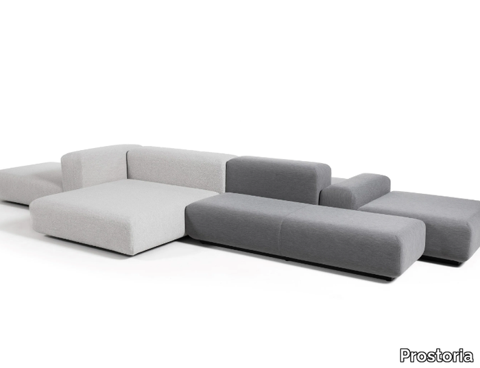 KLASTER - Sectional fabric sofa _ Prostoria