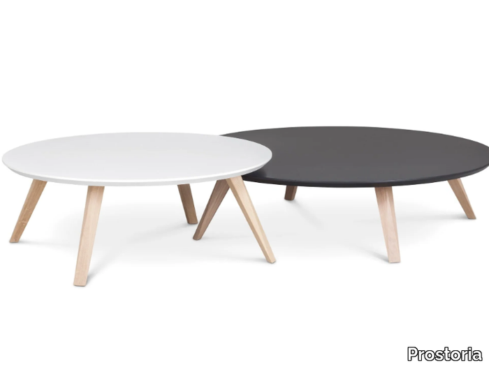 OBLIQUE - Round coffee table _ Prostoria