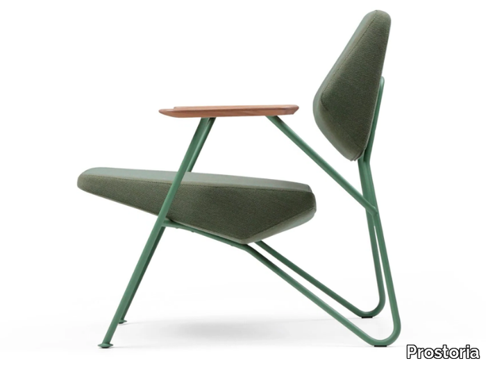 POLYGON - Garden easy chair with armrests _ Prostoria