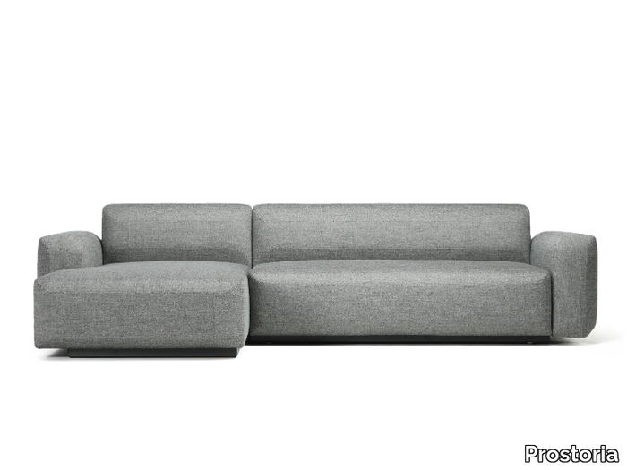 FADE - Sofa bed with removable cover with chaise longue _ Prostoria