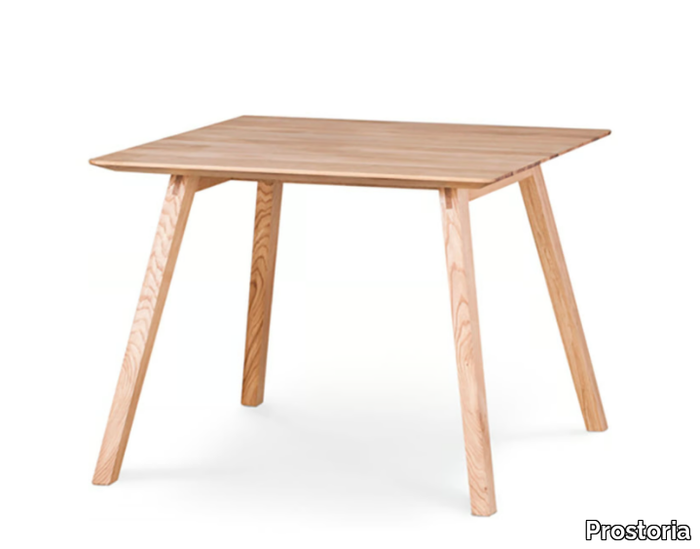 MONK - Square solid wood table _ Prostoria