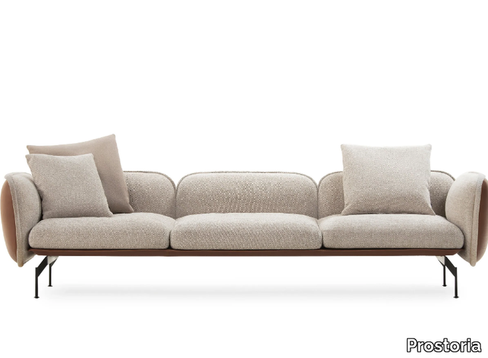 ECHO - 4 seater fabric sofa with removable cover _ Prostoria