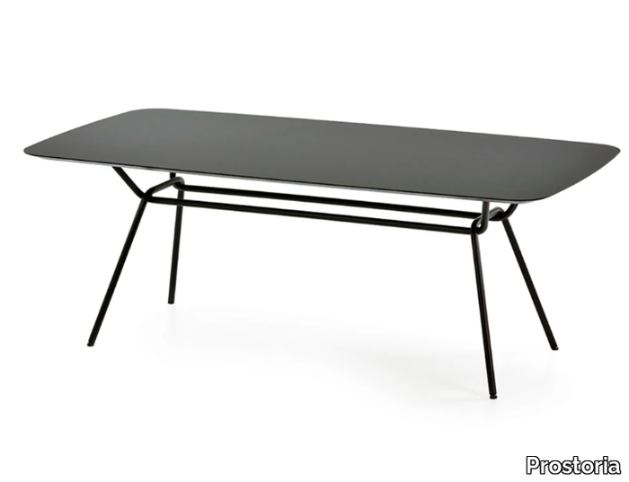 STRAIN - Rectangular garden table _ Prostoria