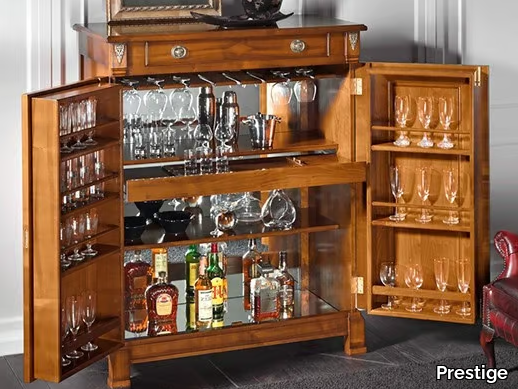 CAPRICCI - Cherry wood bar cabinet _ Prestige