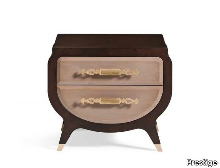 GRAN DUCA - Bedside table with drawers _ Prestige