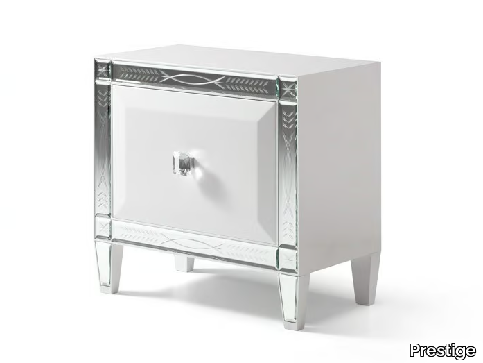 GRAN DUCA GLOW - Rectangular bedside table with drawers _ Prestige