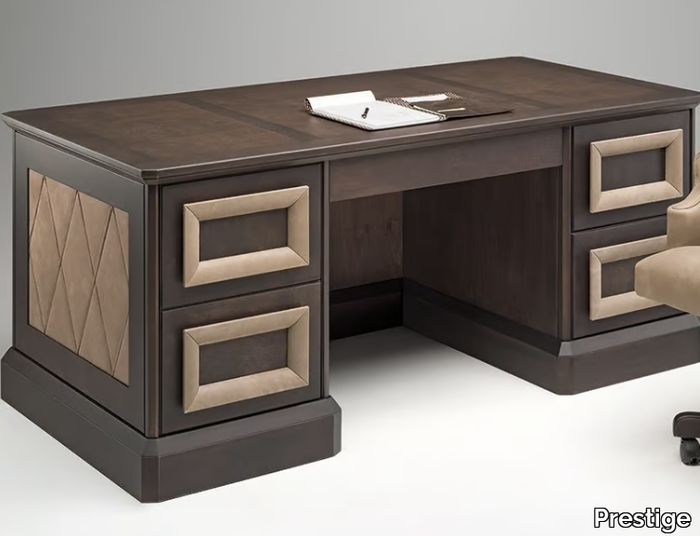 GRAN DUCA - Rectangular maple writing desk _ Prestige