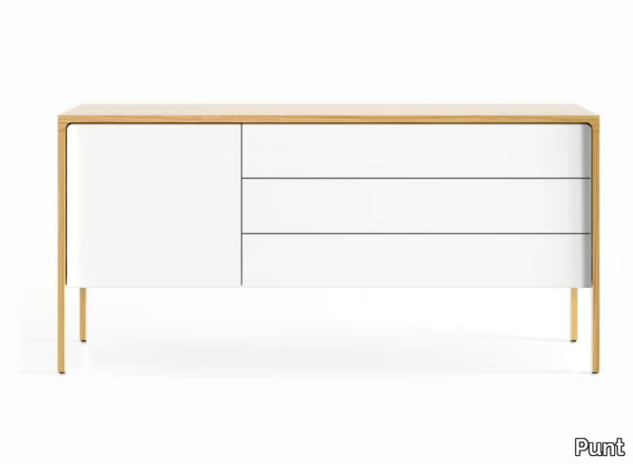 TACTILE - Wooden sideboard with doors _ Punt