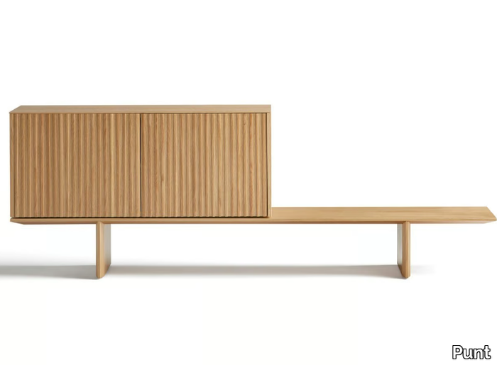 VELASCA - Wooden sideboard with doors _ Punt