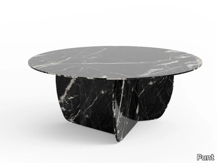 CORAL - Round marble coffee table _ Punt