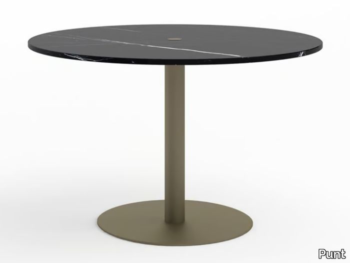 NUCLEO MARBLE - Round marble table _ Punt