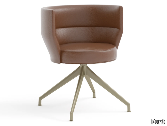 SENA - Upholstered chair with armrests _ Punt