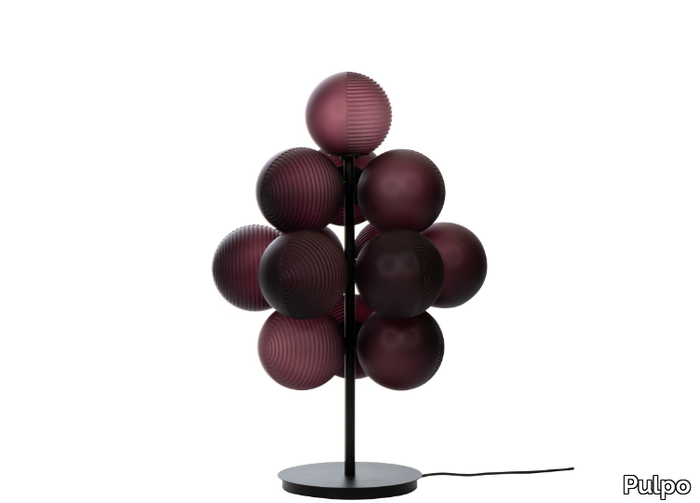 STELLAR GRAPE SMALL - Blown glass table lamp _ Pulpo