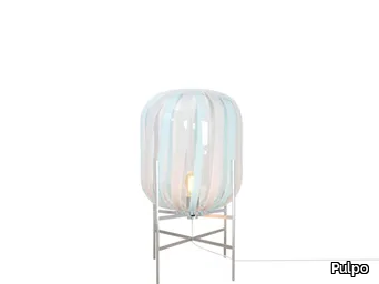 ODA STRIPES - Blown glass floor lamp _ Pulpo