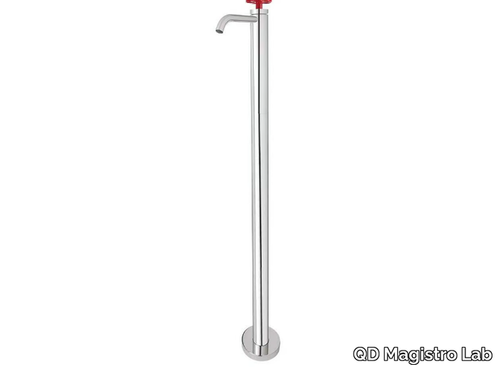 FLORA 6310017F - Single handle floor standing washbasin mixer _ QD Magistro Lab