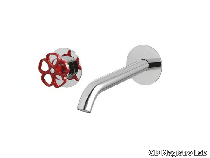 FLORA 6320410F - 2 hole single handle wall-mounted washbasin mixer _ QD Magistro Lab