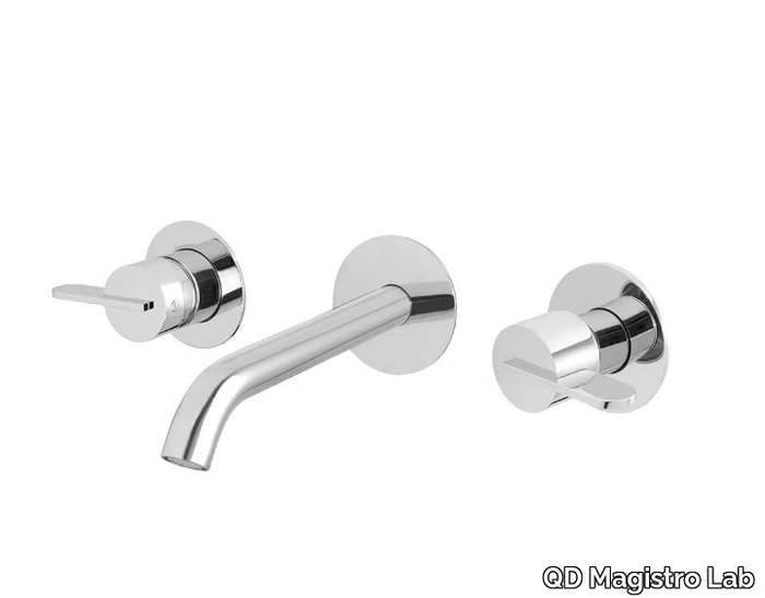 SWING 5920310 - 3 hole wall-mounted washbasin mixer _ QD Magistro Lab