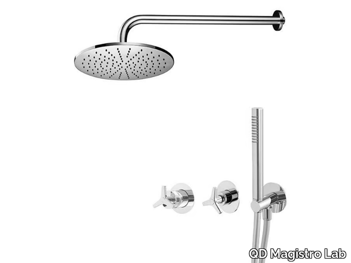 TOMEO 636230T - Shower mixer with overhead shower _ QD Magistro Lab