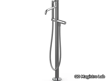 SWING 5930517 - Floor standing single handle bathtub mixer with hand shower _ QD Magistro Lab