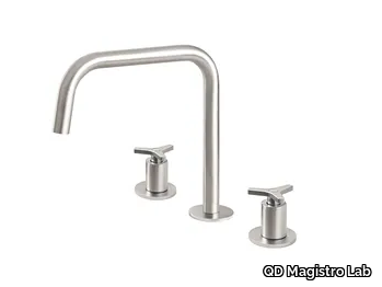 TOMEO 6310038T - 3 hole single handle countertop washbasin mixer _ QD Magistro Lab