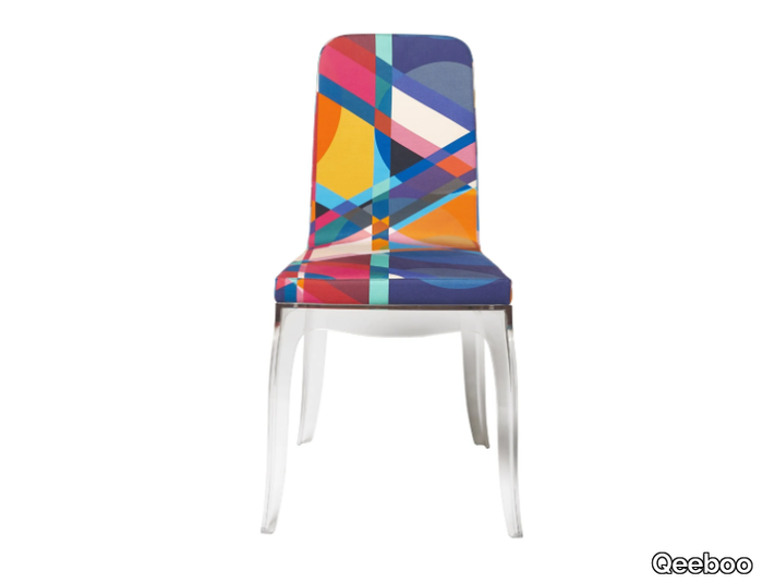 B.B. CHAIR MOIBIBI COLORED - Upholstered fabric chair _ Qeeboo