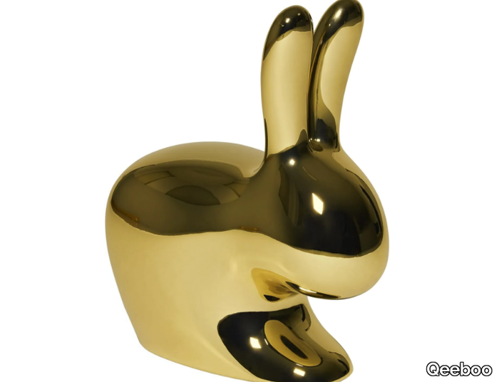 RABBIT METAL - Polyethylene chair _ Qeeboo