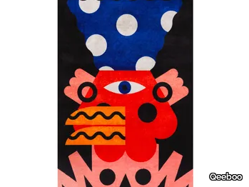 MONSTER 004 - Patterned rectangular rug _ Qeeboo