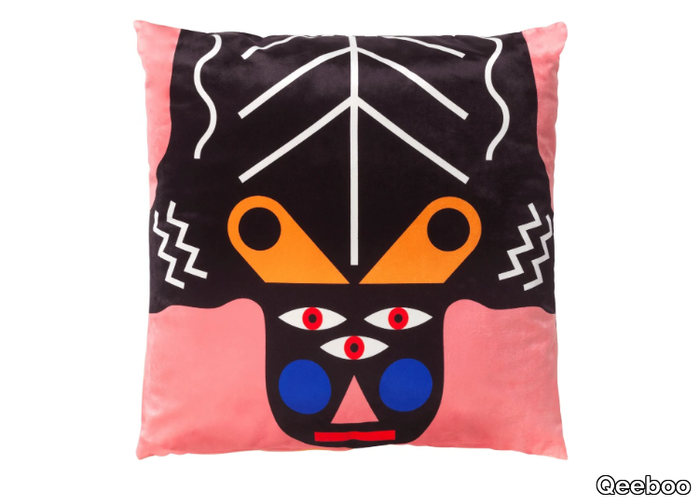 KINOTTO - Square polyester cushion _ Qeeboo