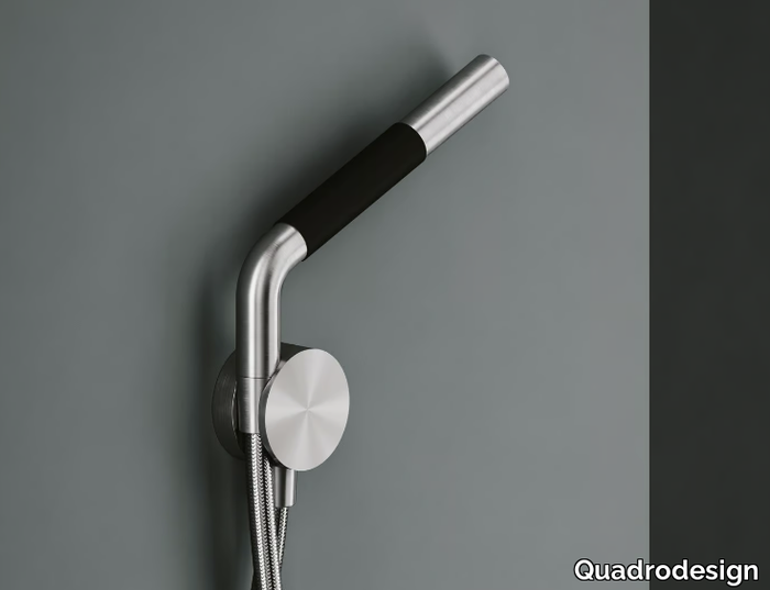 Q. 18 66 - Wall-mounted stainless steel handshower _ Quadrodesign