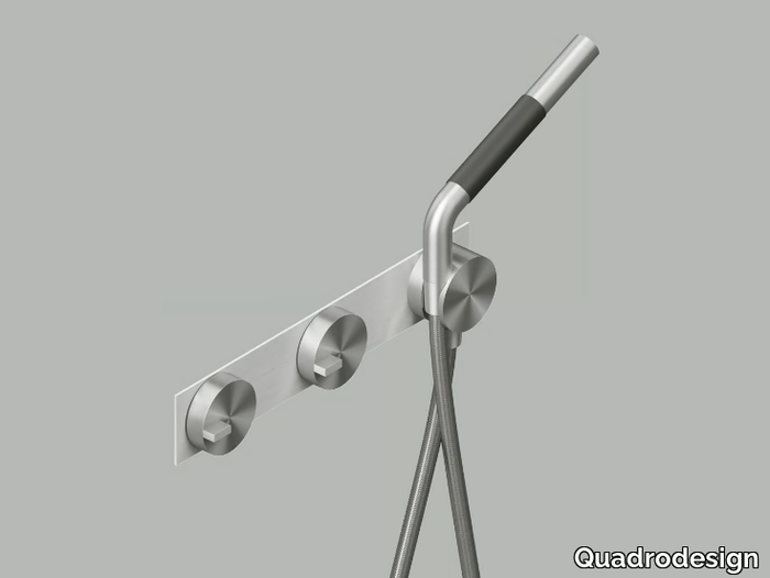 Q. 18 68 R - Stainless steel bathtub tap / shower tap _ Quadrodesign